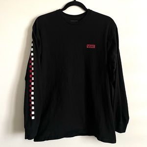VANS Two Tone Checker Long Sleeve T-Shirt